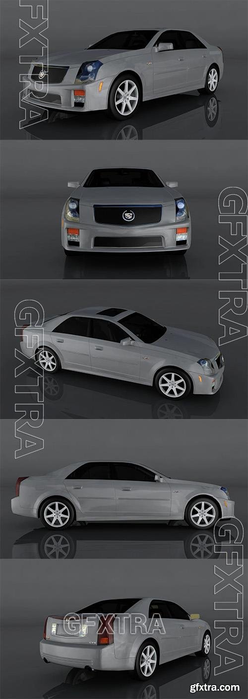 2004 Cadillac CTSV 3d model Model o175670