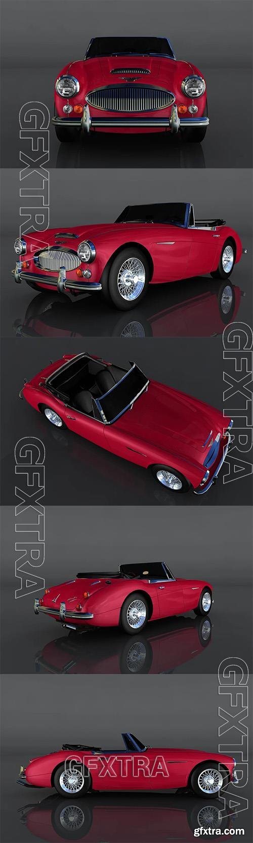 Austin-Healey 3000 3D Model o93689