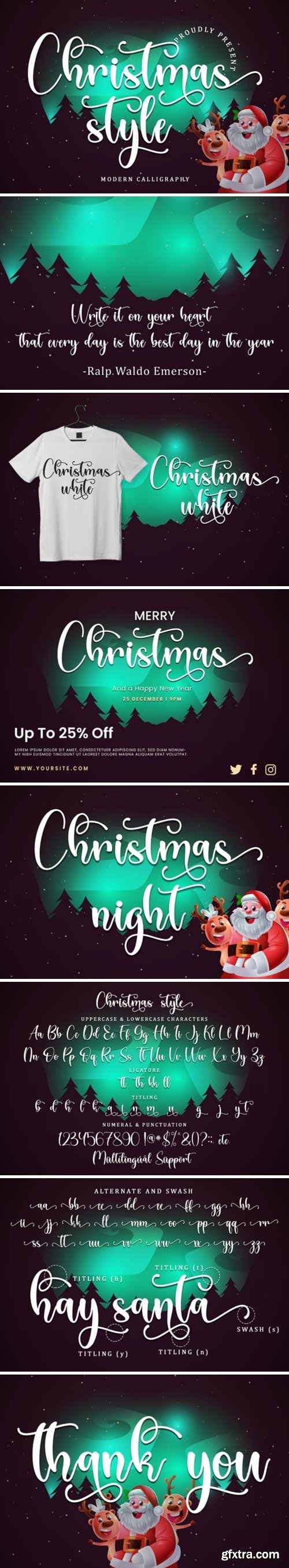 Christmas Style Font