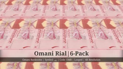 Videohive - Omani Rial | Oman Currency - 6 Pack | 4K Resolution | Looped - 35315151 - 35315151