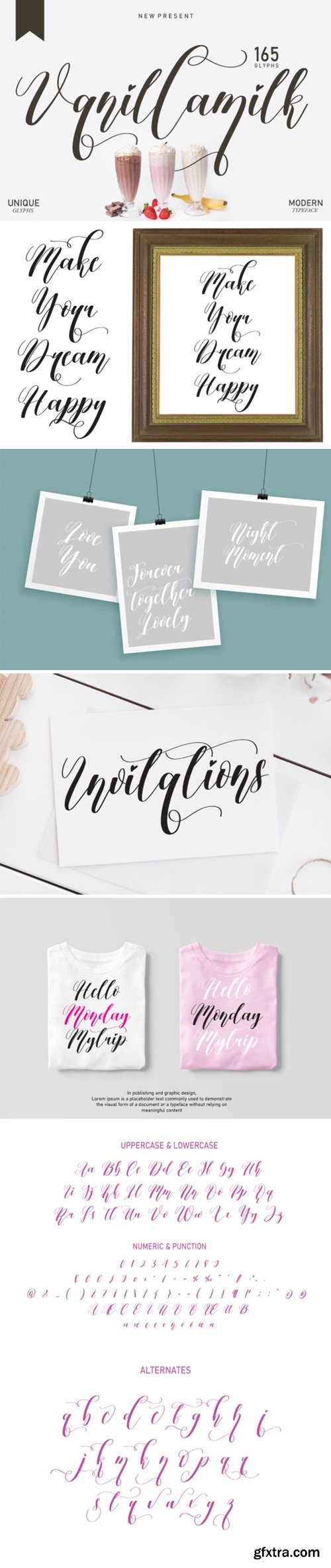 Vanilla Milk Font