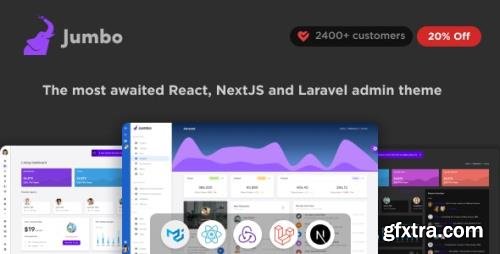 ThemeForest - Jumbo v5.5.0 - React Admin Template with Material-UI - 20978545