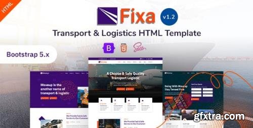 ThemeForest - Fixa v1.2 - Transport & Logistics Bootstrap 5 Template - 26399931