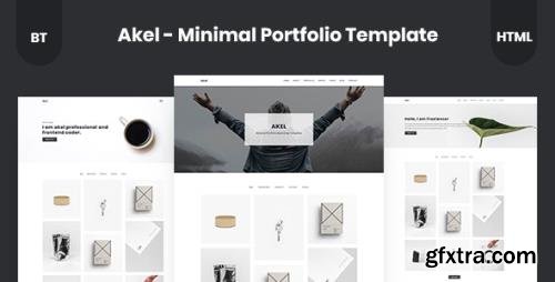 ThemeForest - Akel v1.0 - Minimal Portfolio Template - 27360250