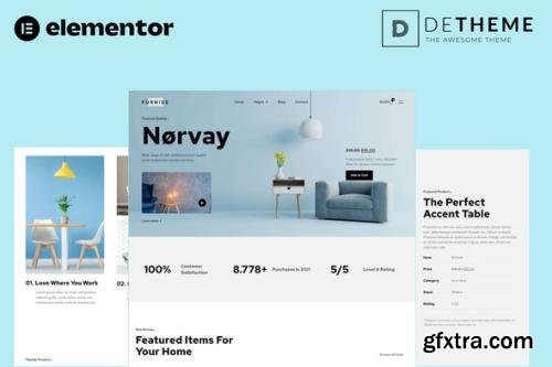 ThemeForest - Furnise v1.0.0 - Furniture Shop WooCommerce Elementor Template Kit - 35333704