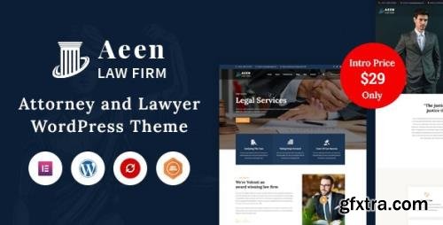 ThemeForest - Aeen v1.6 - Attorney and Lawyer WordPress Theme - 30078542