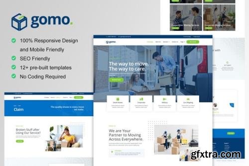 ThemeForest - Gomo v1.0.0 - Moving Company Elementor Template Kit - 35373405