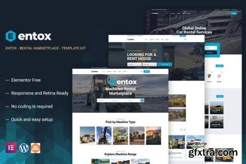 ThemeForest - Entox v1.0.0 - Car Rental Marketplace Elementor Template Kit - 35288225