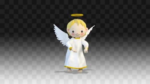 Videohive - Angel Cute Dancing - 35358836 - 35358836