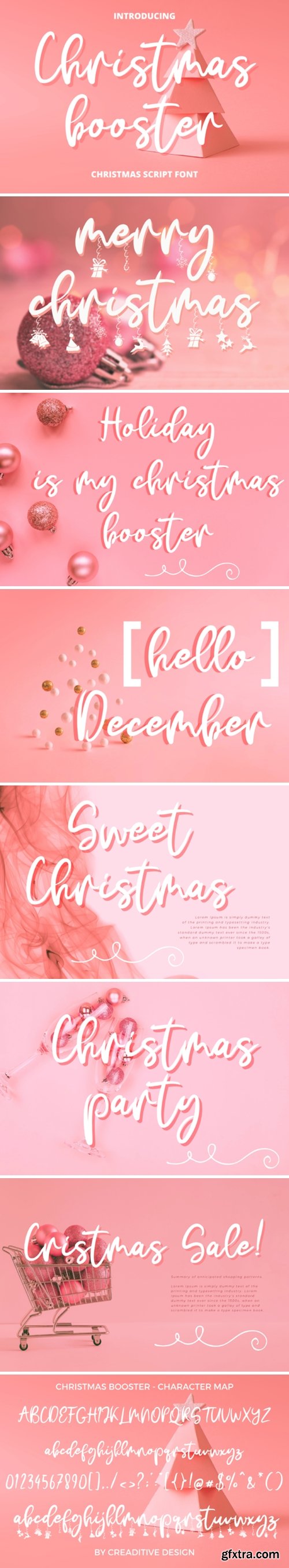 Christmas Booster Font