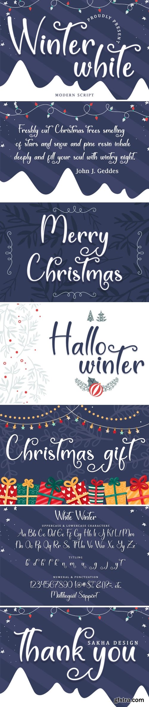 Winter White Font