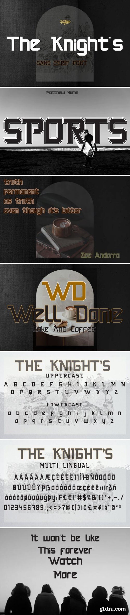 The Knight Font