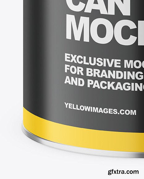 Matte Tin Can Mockup 88203