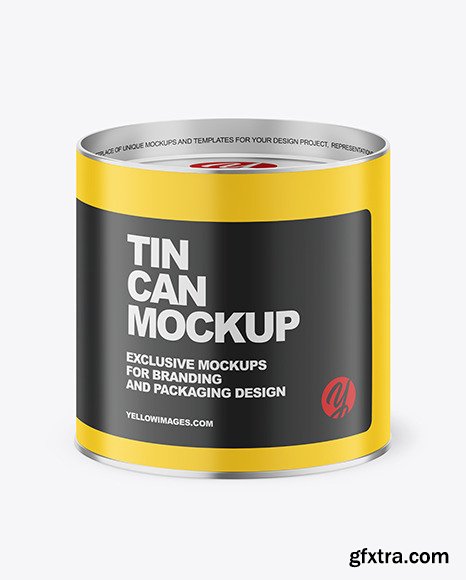 Matte Tin Can Mockup 88203