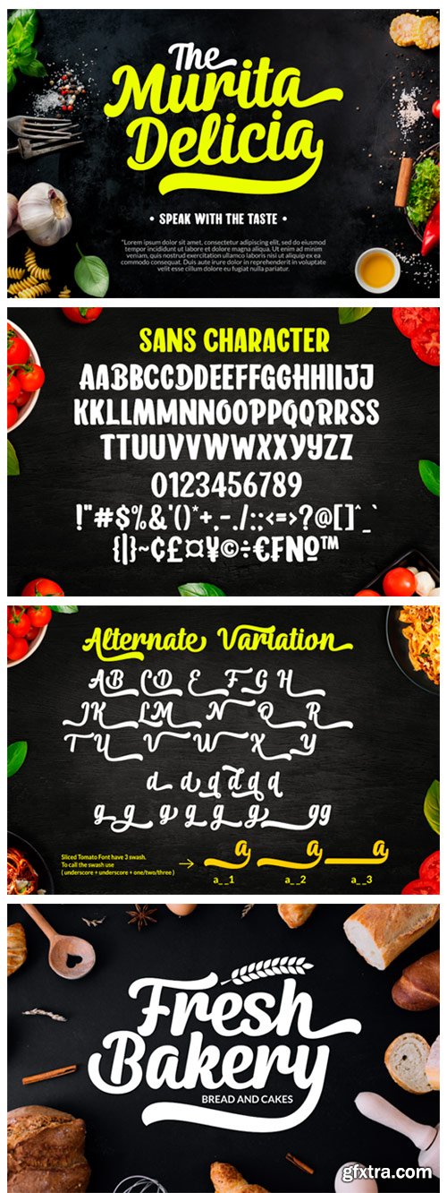 Sliced Tomato Font