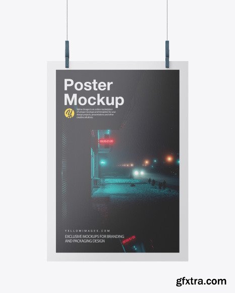 Glossy A3 Poster Mockup 51546