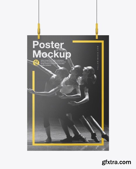 Glossy A3 Poster Mockup 51546