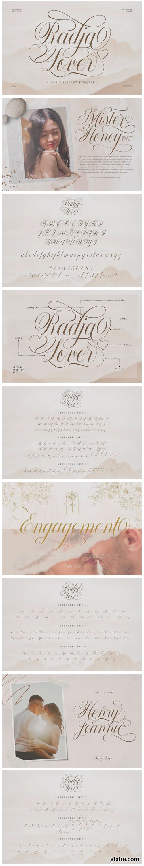 Radja Lover Script Font