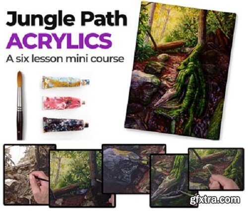 The Virtual Instructor - Jungle Path with Acrylics