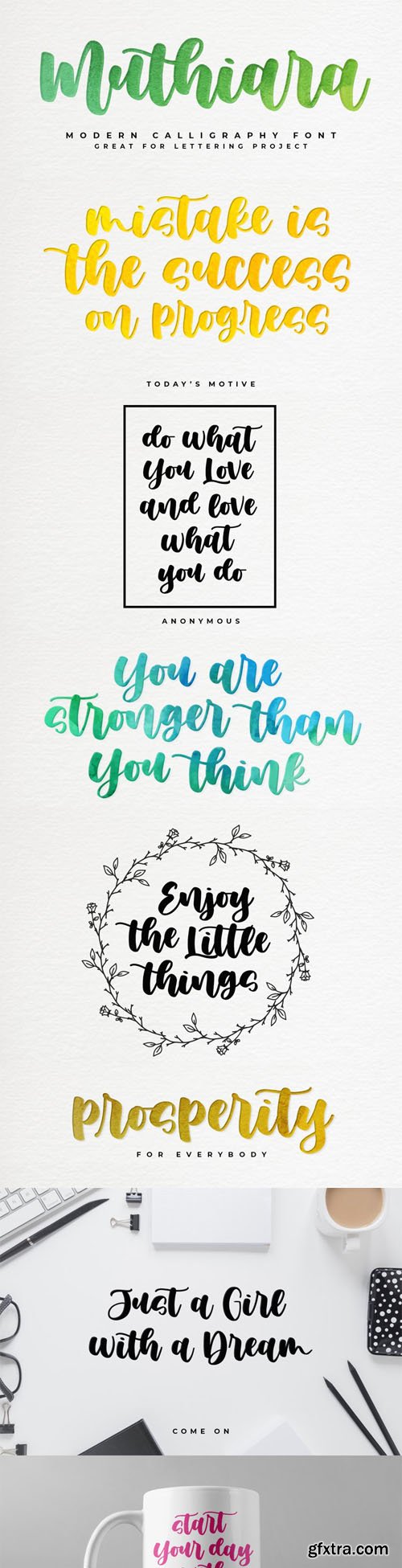 Muthiara - Modern Calligraphy Font