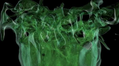 Videohive - Green Water Slime Reveal - 35332252 - 35332252