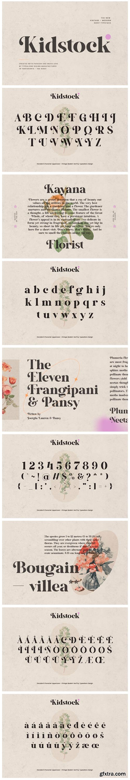 Kidstock Font