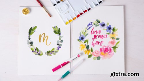 Watercolor Lettering - A Daily Practice