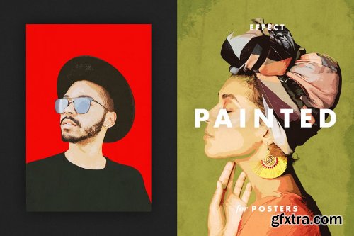 CreativeMarket - Painted Photo Effect for Posters 6700871