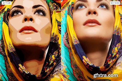 Pop Art Portraits Photoshop Action