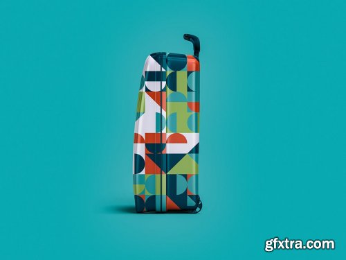 Travel Suitcase Bag Mockup 004