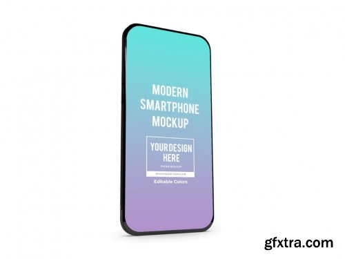 Modern Smartphone Mockup Template Set