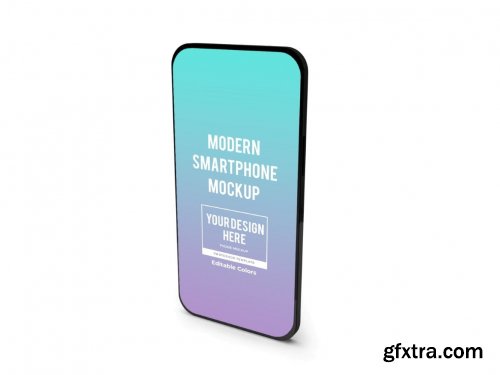 Modern Smartphone Mockup Template Set