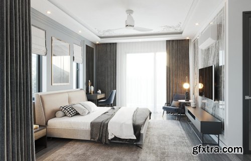 Sketchup BedRoom Interior