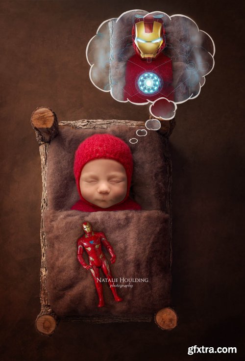 Newborn Digital Backdrop - Terry Houlding - Ironman dreams 