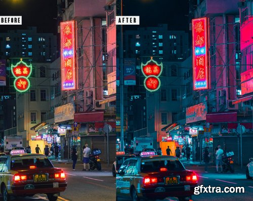 Hongkong Photoshop Action & Lightrom Presets