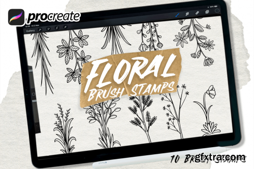 Floral Stamp Brushes