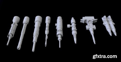 Scifi Laser Engine 3D model