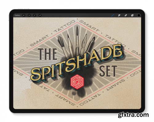 The Spitshade Set Brush Set