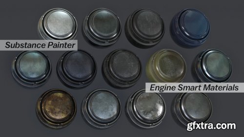 Artstation - 13 Substance Painter Engine Metal Automotive Smart Materials