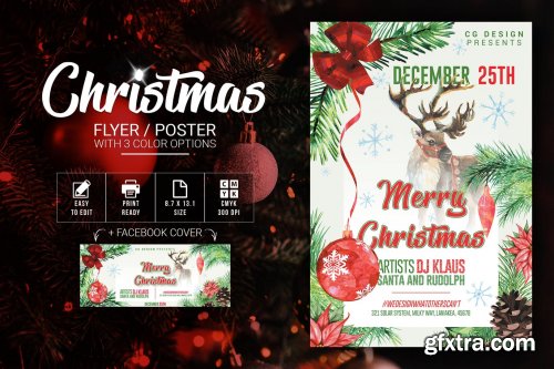 Christmas Flyer – Party Flyer Template 2