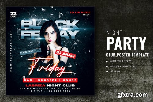 Black Friday Party Flyer