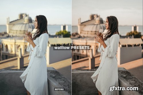 10 Gold Brown Desktop & Mobile Lightroom Presets