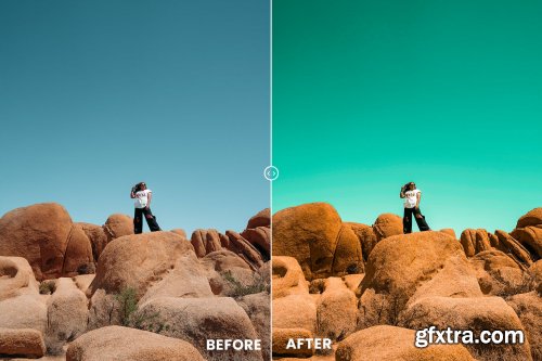 Desert Vibes Tones Action & Lightrom Presets