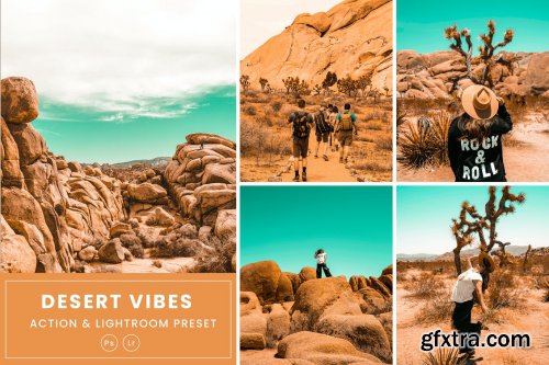 Desert Vibes Tones Action & Lightrom Presets