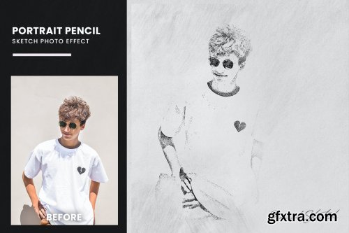 Portrait Pencil Sketch Photo Effect