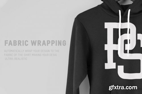 CreativeMarket - Hanging Pullover Hoodie Mockups 3431385