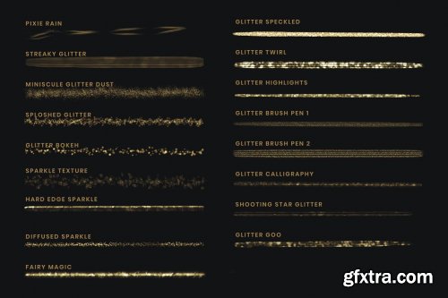 CreativeMarket - Procreate Glitter Toolbox: Brush Kit 6381131