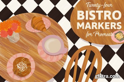  CreativeMarket - Bistro Markers for Procreate 3791833