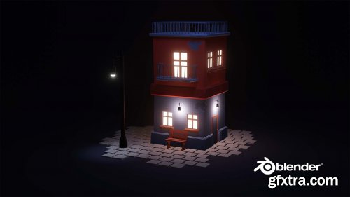  Create Low Poly House in Blender