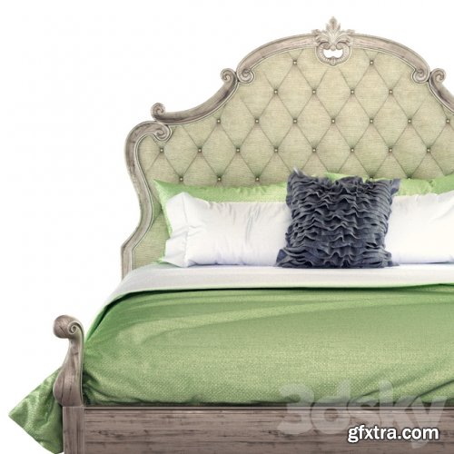 Campania Upholstered Panel Bed